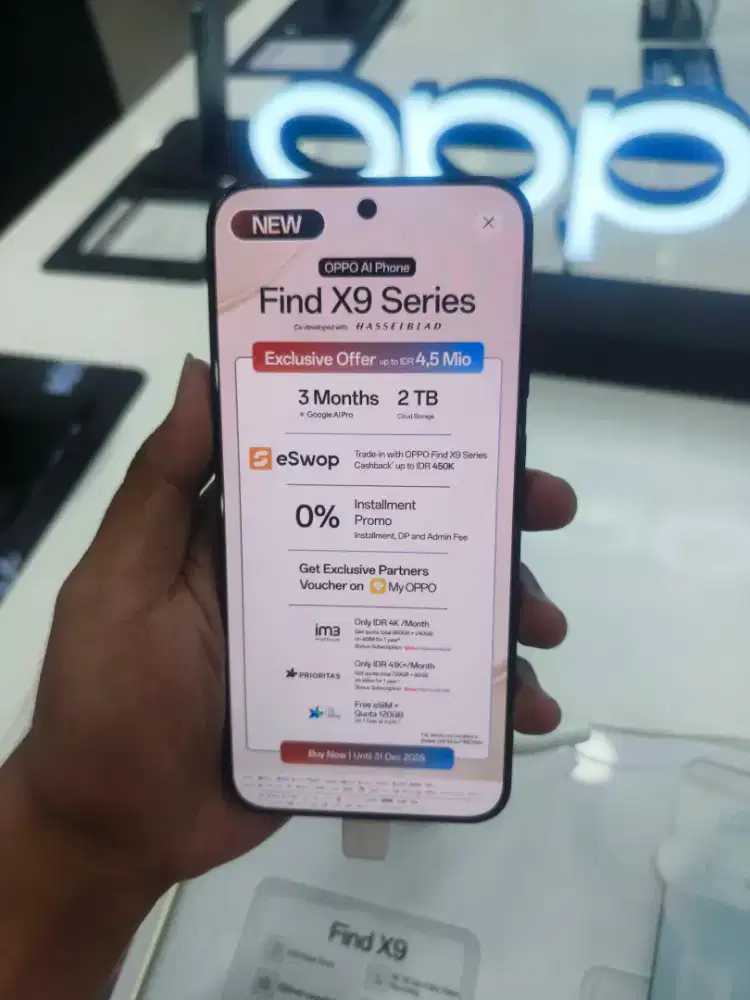 Kredit Oppo Find X9 cukup KTP dan HP saja