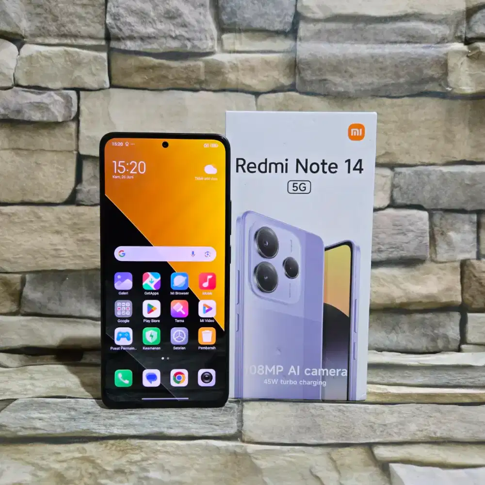Xiaomi Redmi Note 14 5G 8/256 Fulset segel mulus 98% Garansi panjang