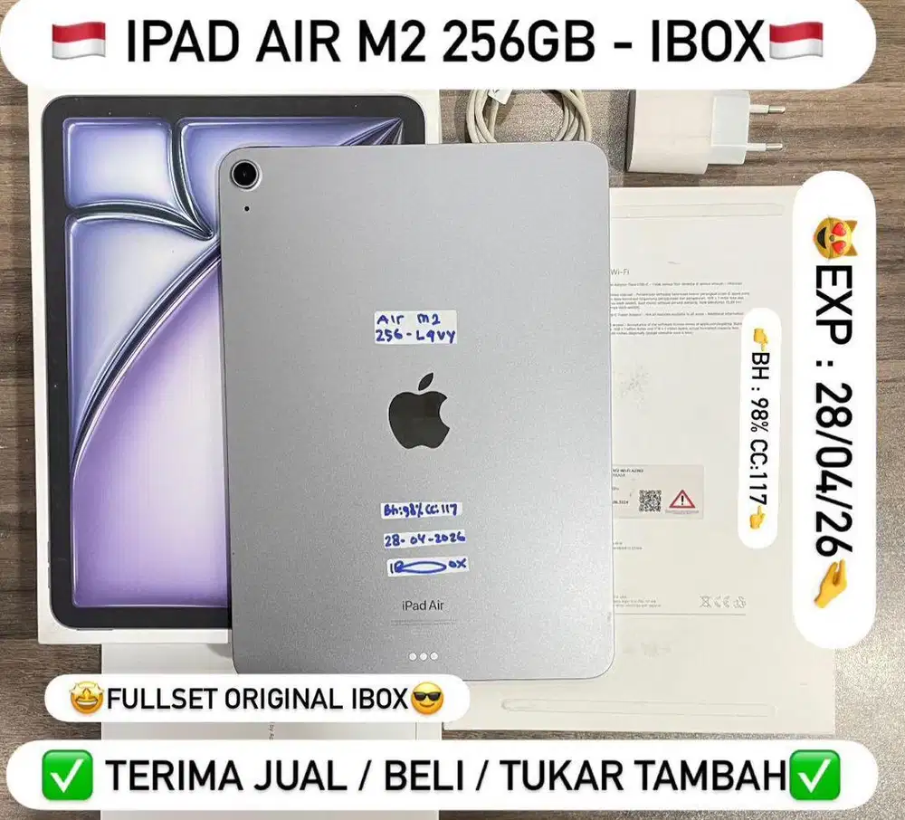 Ipad air m2 256gb ex ibox bisa di cicil 0%
