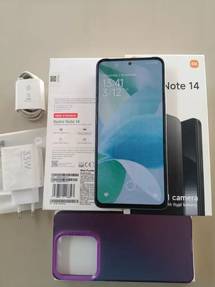 REDMI NOTE 14 8+4/256 FULLSET (ORIGINAL)