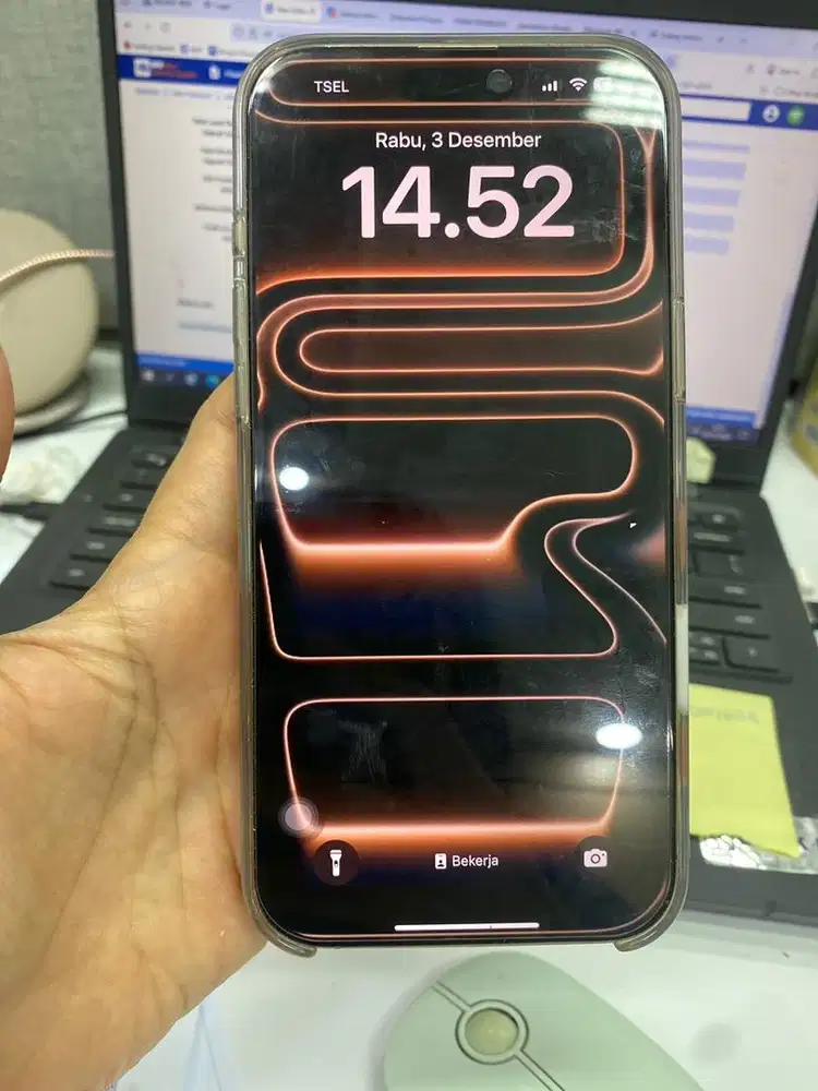 Iphone 16 Promax 256 Gb desert rose gold garansi blibli 2th ibox