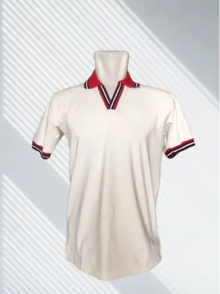 POLO SHIRT SCUBA PUTIH MERAH