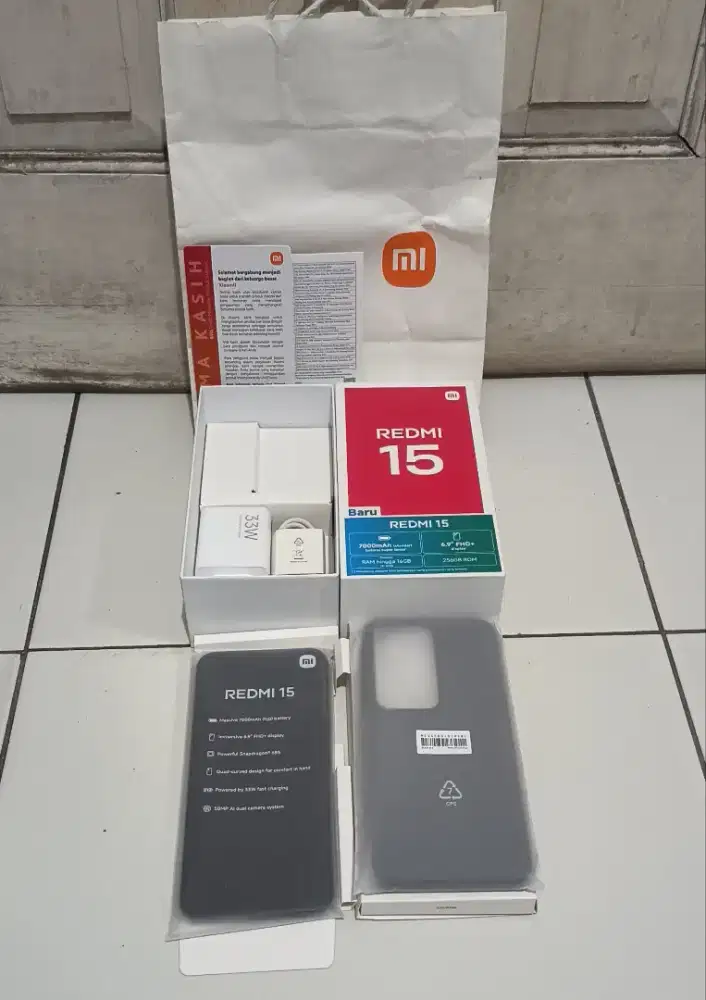 REDMI 15 RAM 8/256