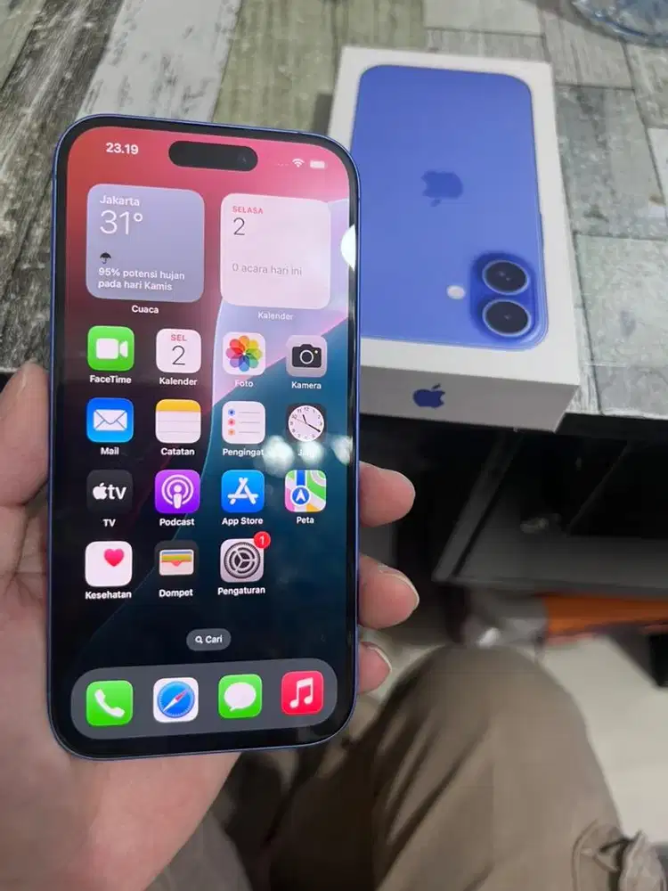 Iphone 16 256 ibox super istimewah baru 5x cas masih seperti baru net