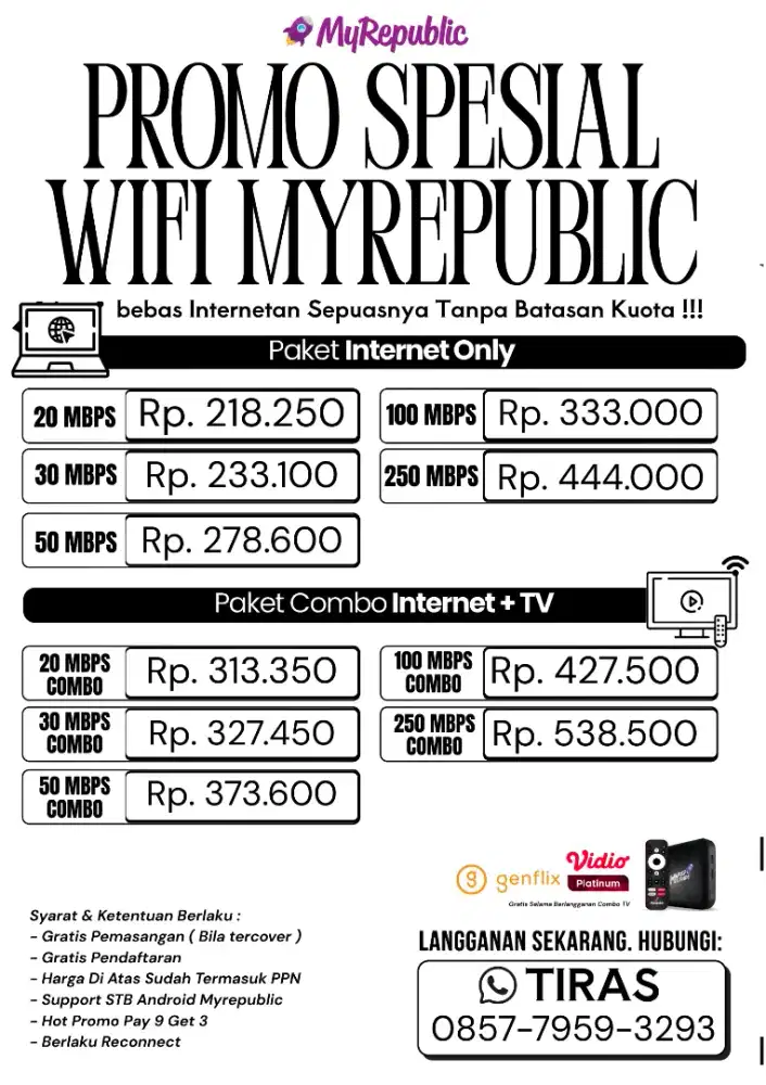 Spesial Promo Wifi Myrepublic