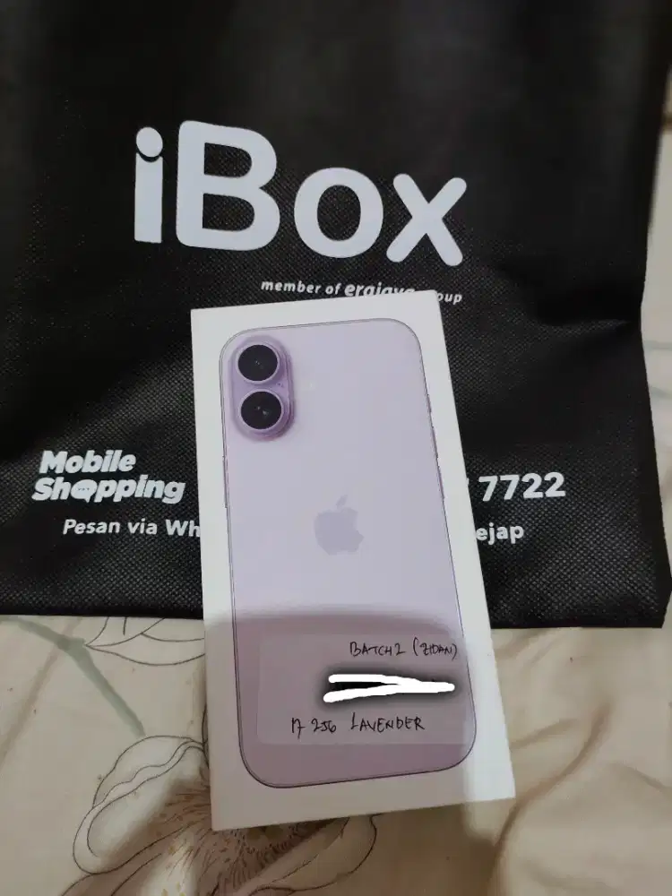 iPhone 17 basic lavender 256gb iBox