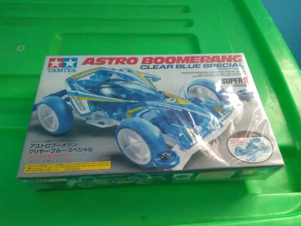 Tamiya astro Boomerang clear blue
