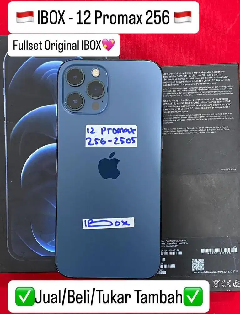 Iphone 12 pro 256gb ex ibox bisa di cicil 0%