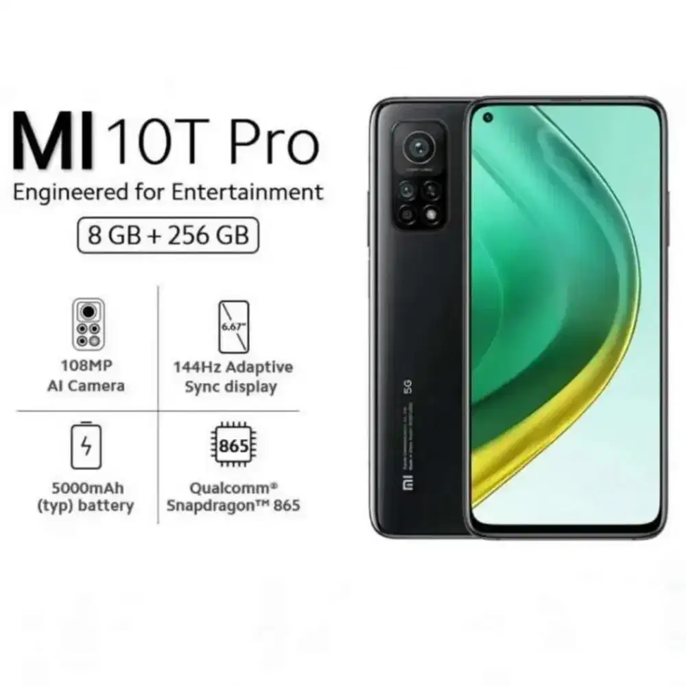 Mi 10 Tpro ram8gb memory 256Gb