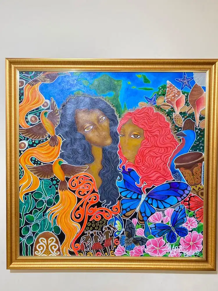 Lukisan etnik kontemporer Papua