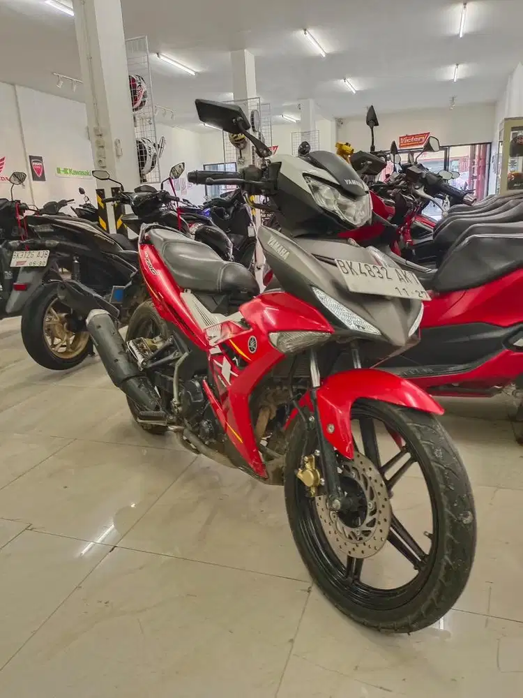 Yamaha MX King 150 CC tahun 2022 warna Merah Putih Mxking Manual Irit