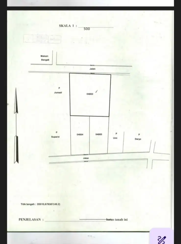 Jual tanah saja tanpa bangunan