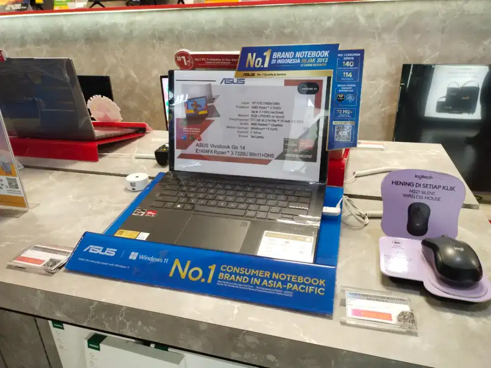 PROMO LAPTOP ASUS VIVOBOOK GO 14 RYZEN 3 (ACER. ASUS. HP. LENOVO.)