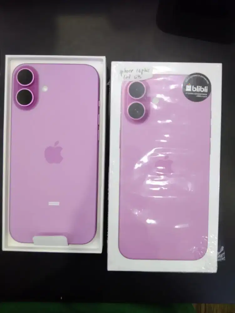 Second Iphone 16 plus 128GB baru pakai 1 hari Garansi resmi 2 des 2026