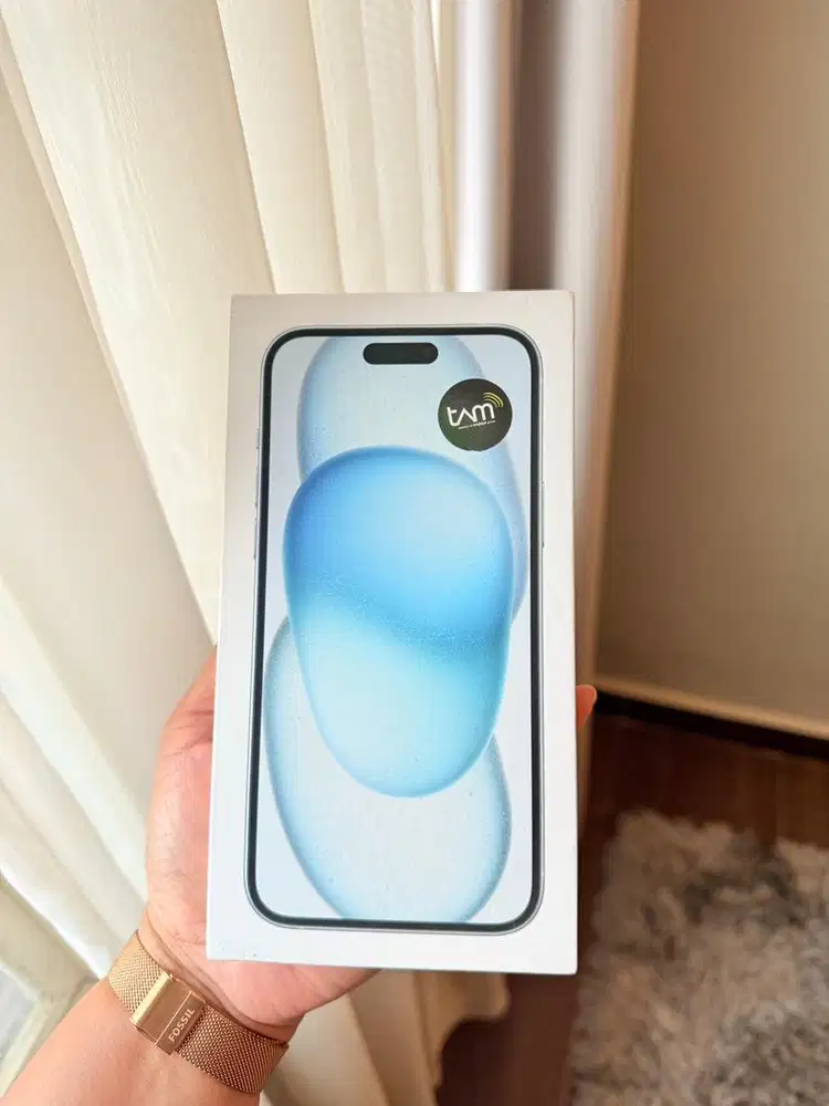 Iphone 15 plus new blm di buka segel