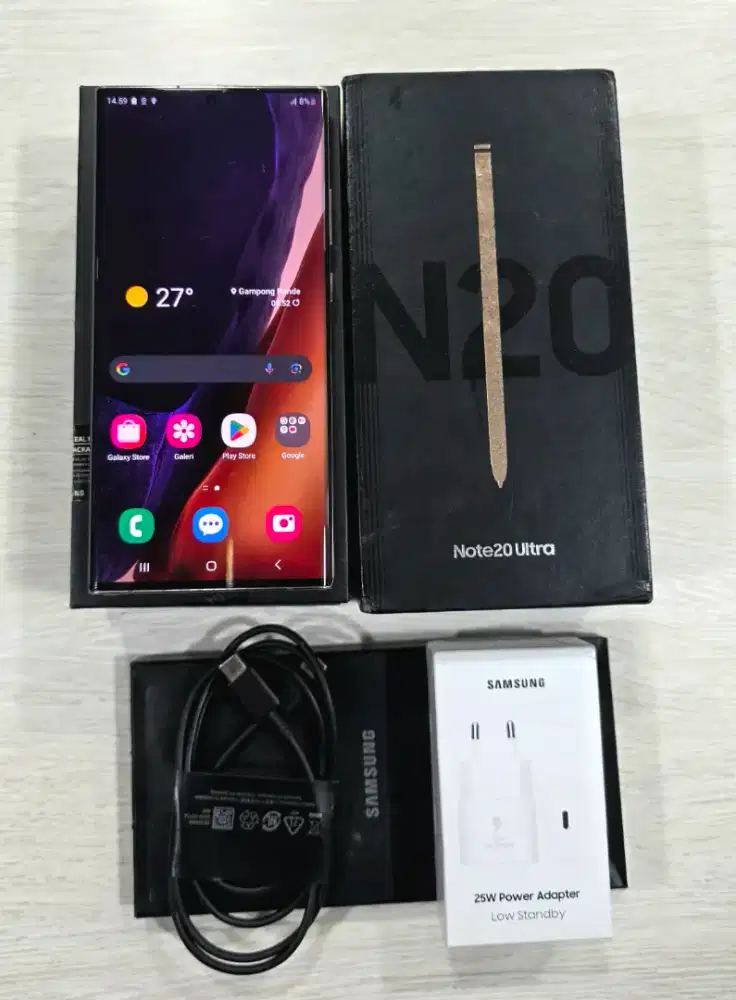 SAMSUNG NOTE 20 ULTRA 8/256GB Resmi SEIN Full ORIGINAL