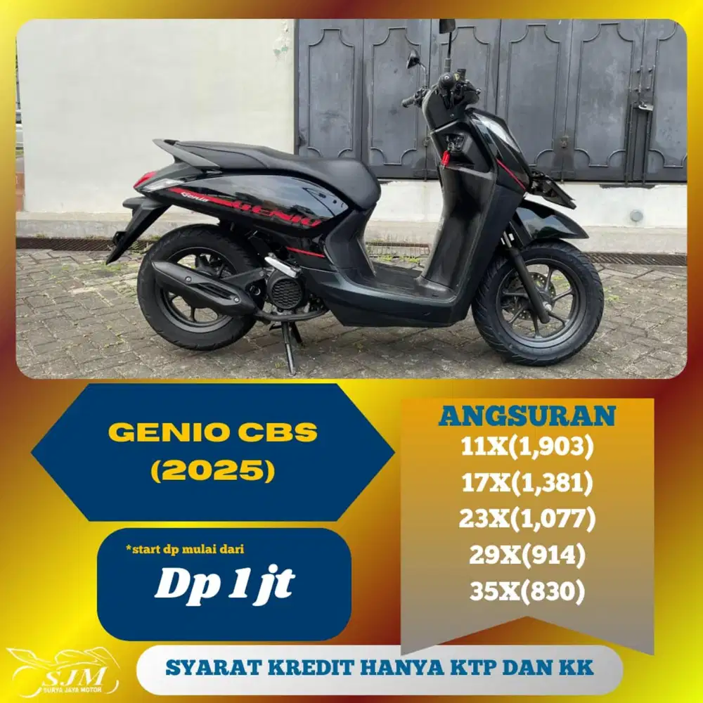 HONDA GENIO CBS 2025 SIAP PAKAI