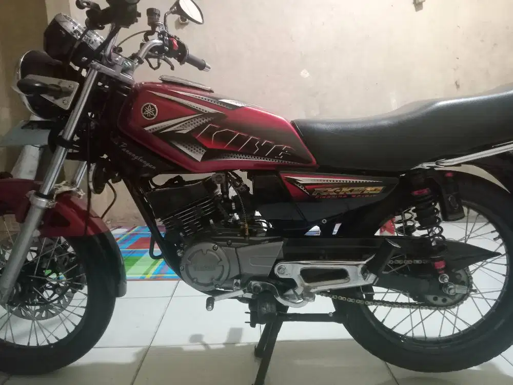 DIJUAL RX KING PEREDAM TAHUN 2008 WARNA ASLI HITAM