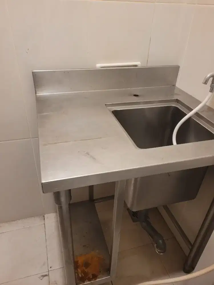 Single sink stainless ex. Cafe dijual