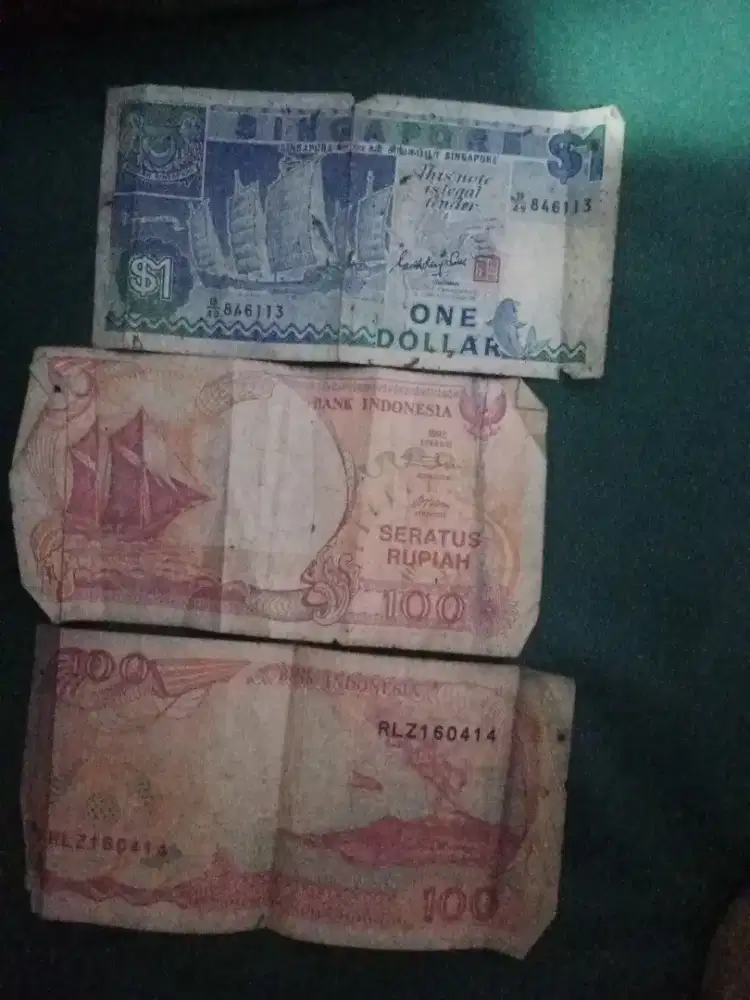 jual uang kuno rupiah dan dolar