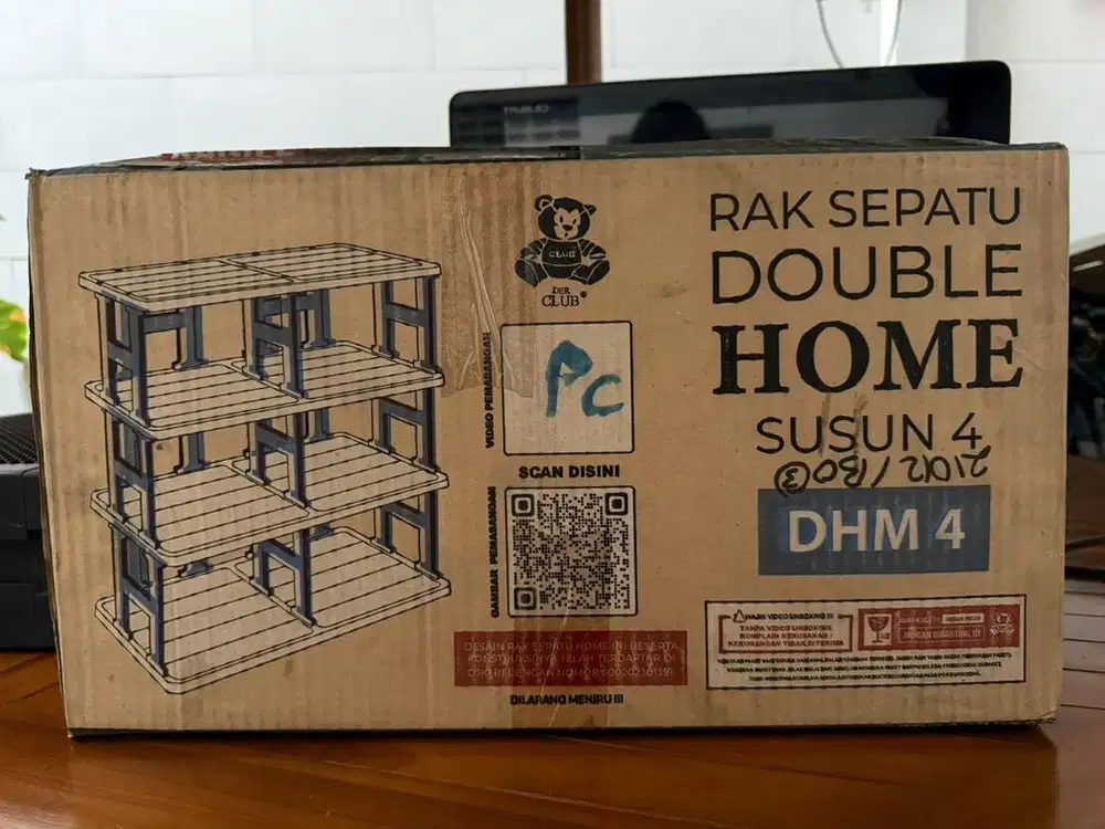 Rak Sepatu 4 susun Double Home