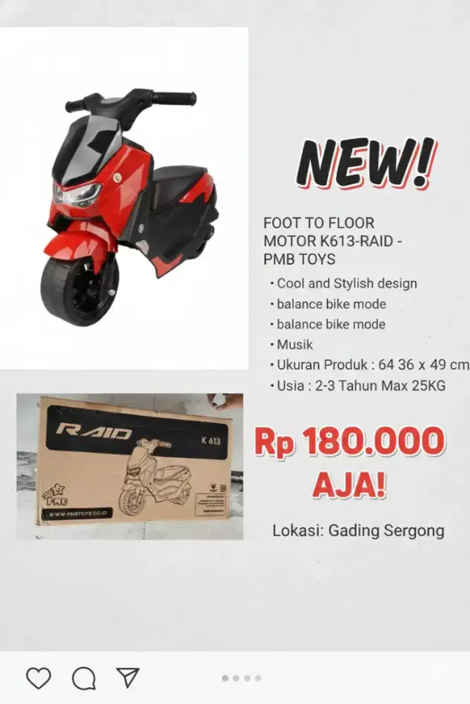 FOOT to FLOOR MOTOR TOYS