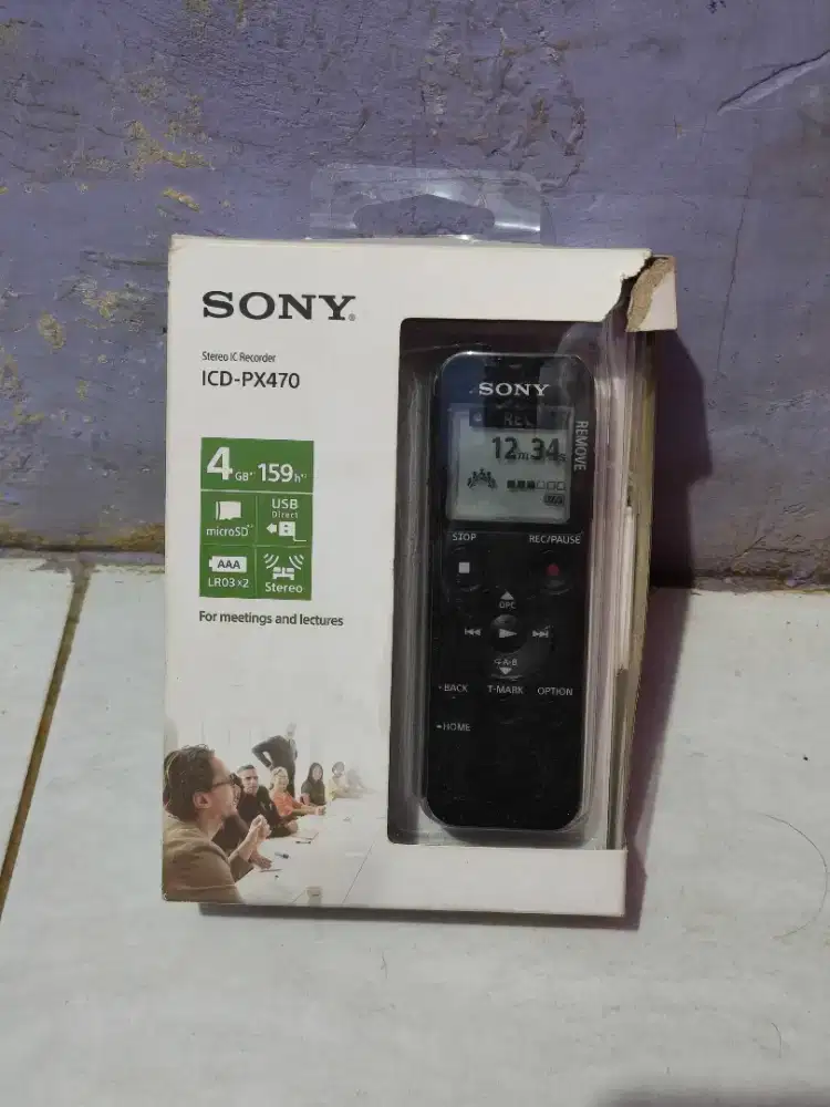 Alat rekam suara Sony ICD-UX570F/ Voice Recorder, Jarang dipake