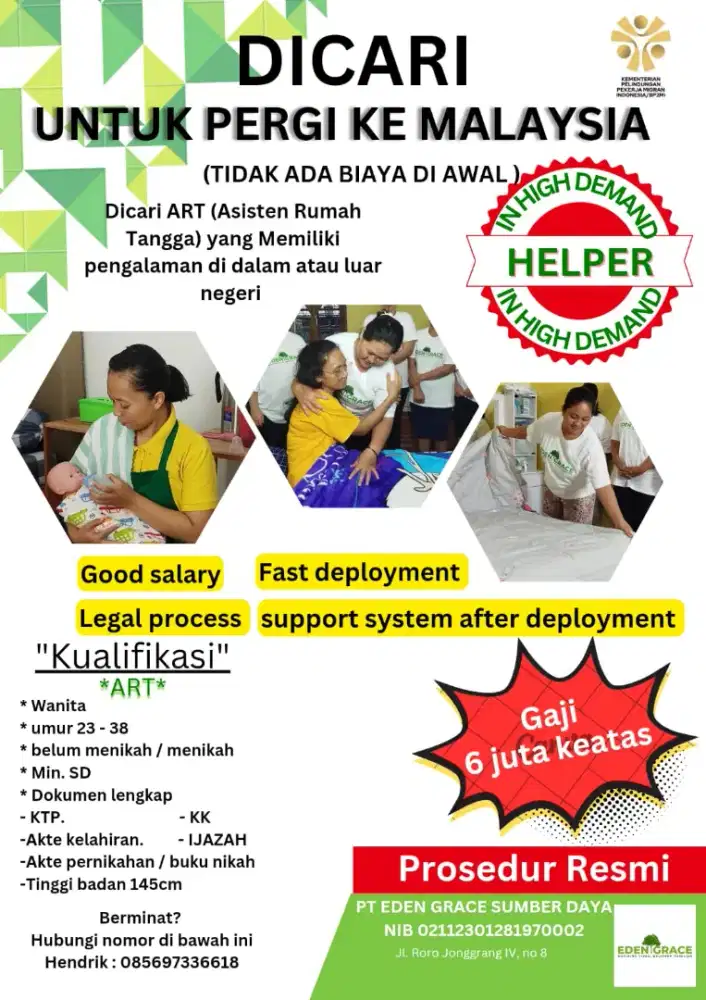 Lowongan kerja Luar Negeri Resmi