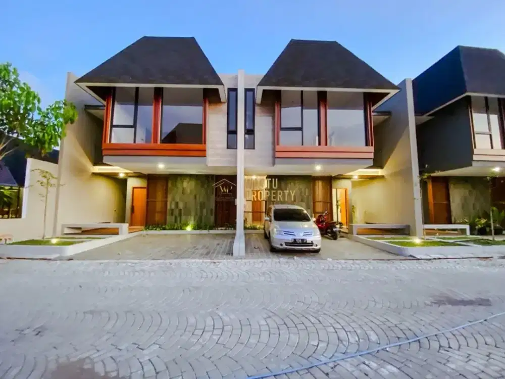 RUMAH MODERN 2 LANTAI DI PERUMAHAN ELITE DEKAT MALL AMPLAZ