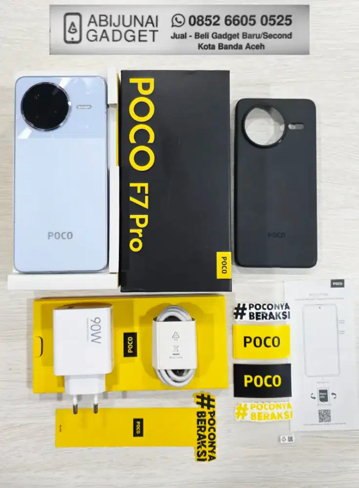 POCO F7 PRO 5G 12/512GB Second Like NEW - Garansi Panjang