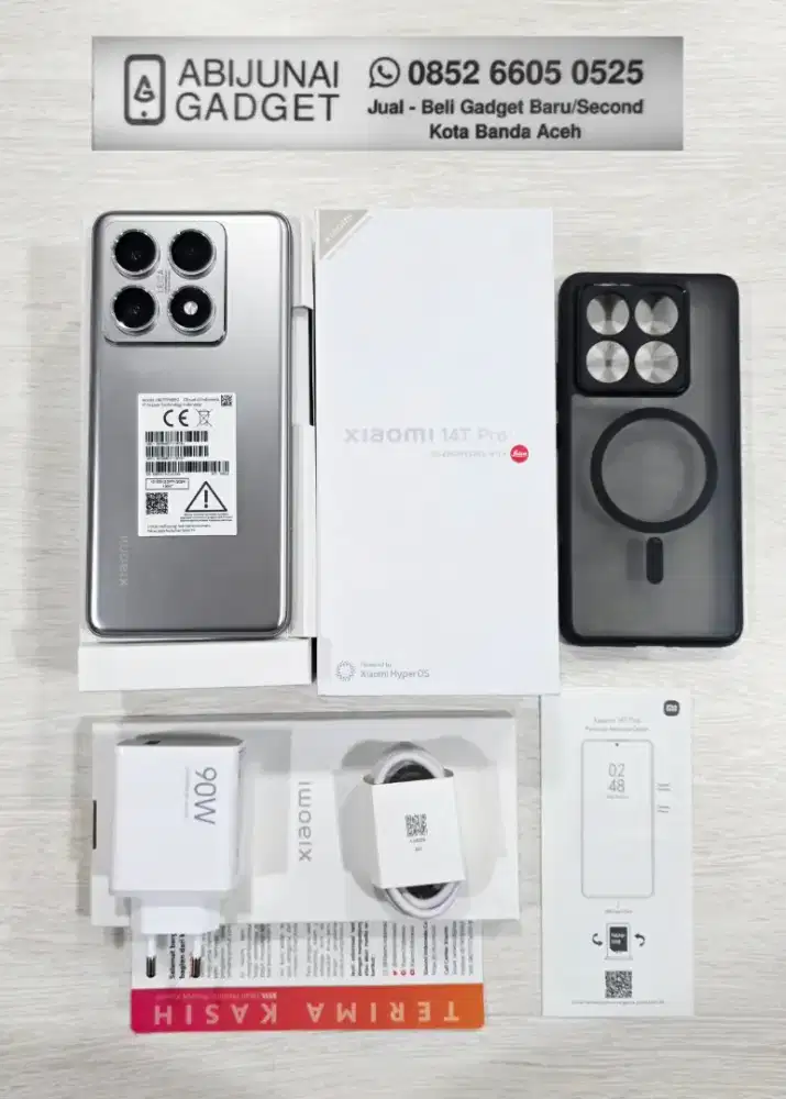 XIAOMI 14T PRO 5G 12/256GB Second Like New - Garansi Panjang