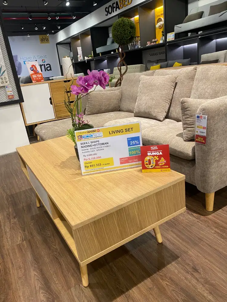 Promo furniture Segmpang itu pakai home credit