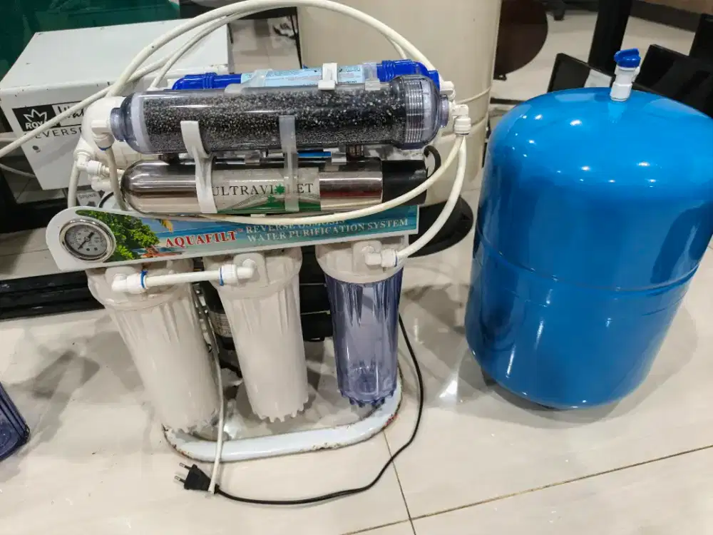Aquafilt mesin filter air Ro 100 GPD second ex