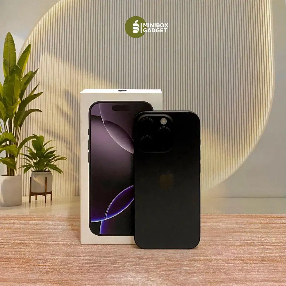 iPhone 16 Pro 128GB Black titanium fullset original iBox / Digimap