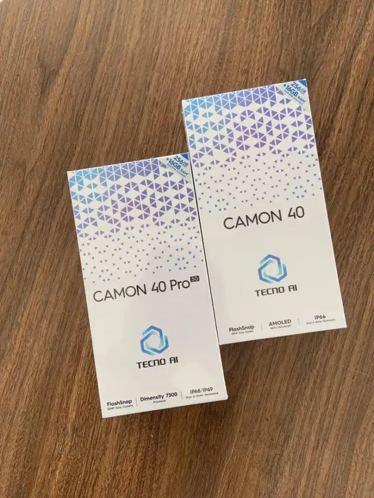 Tecno Camon 40 Pro 5G 8/256 GB New Segel Garansi Resmi 12 Bulan Promo