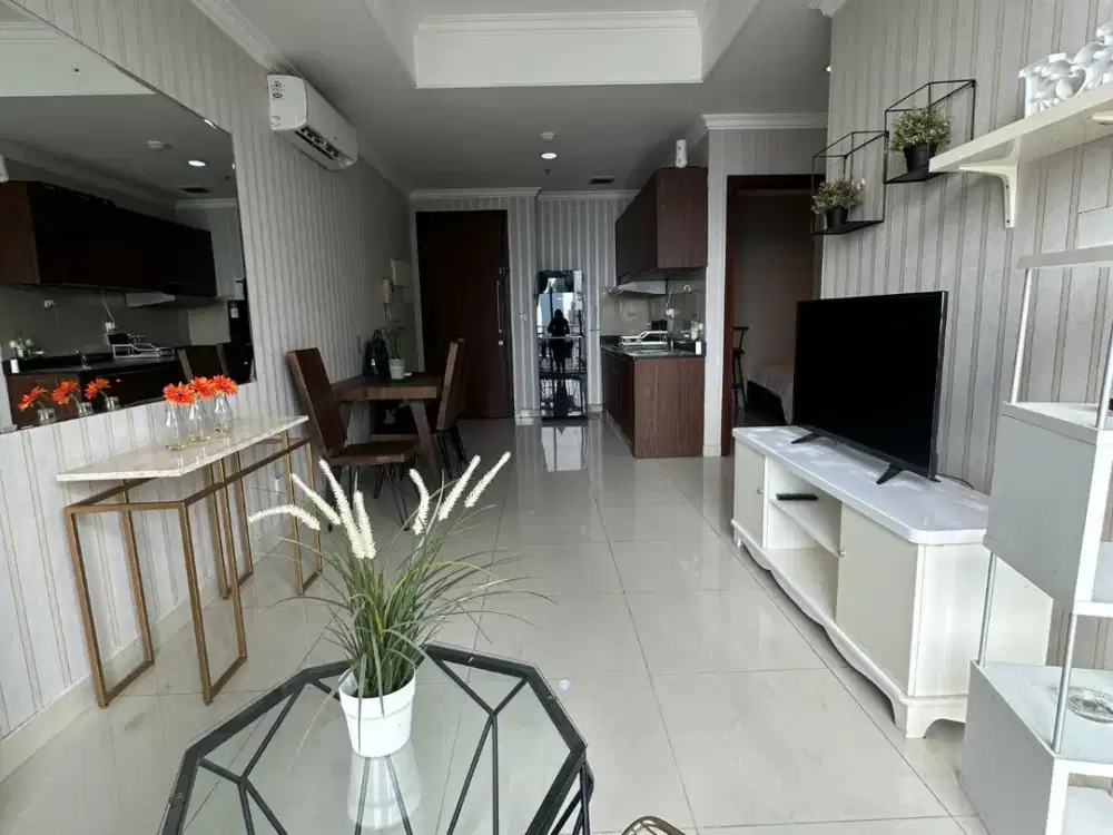 Sewa Apartemen 2 Kamar Tidur Furnished di Denpasar Residence - Kuningan City Mall, Jakarta Selatan