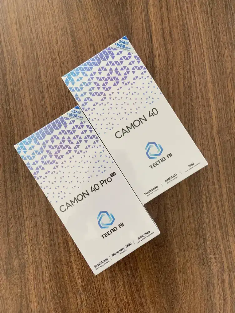 Camon 40 Pro 5G 8/256 GB New Segel Garansi Resmi 12 Bulan Murah