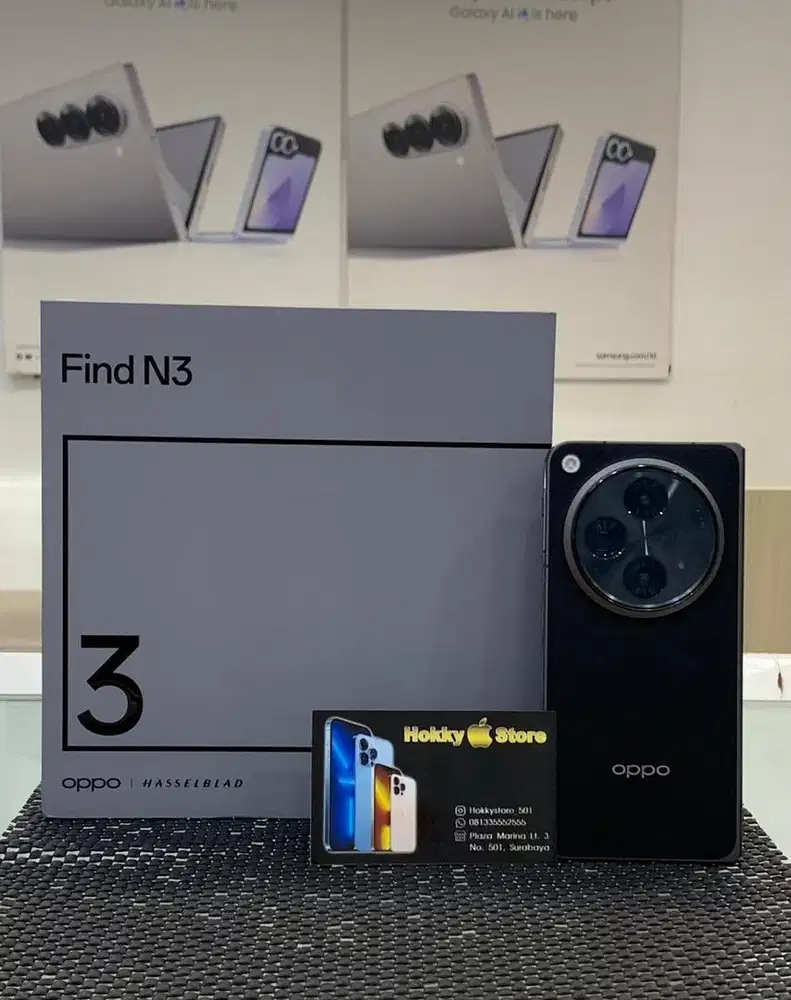 Oppo Find N3 ram 16/512gb black garansi februari 2026 ada gk mulus e