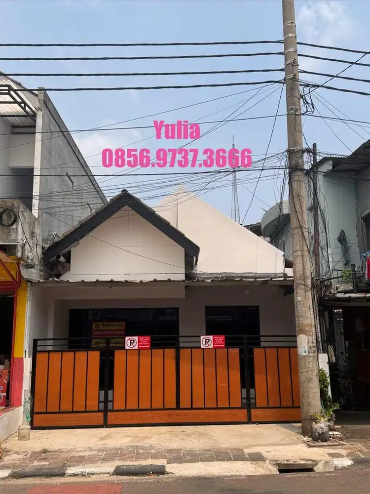 Dikontrakan Rumah Usaha Tahunan Depan Jalan Raya Kebon Jeruk Jakbar
