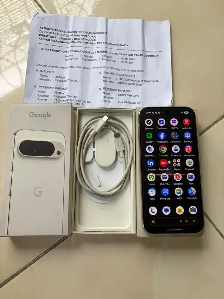 Google Pixel 9 Pro 512gb (jual cepat)