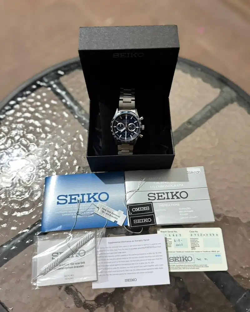 Seiko Chronograph SSB445P1 Essentials Blue