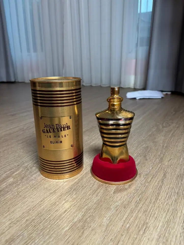 Preloved Jean Paul Gaultier Le Male elixir kondisi sisa 40%