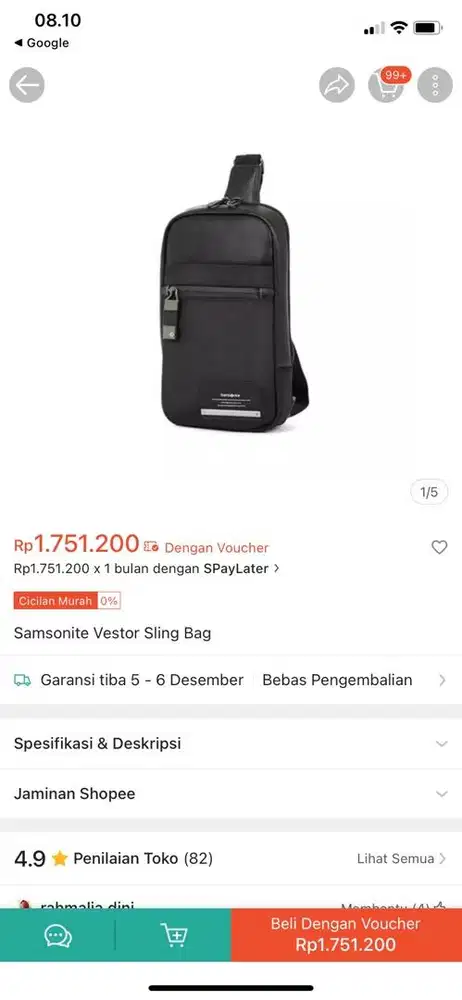 DIJUAL CEPAT- TAS Samsonite NEW