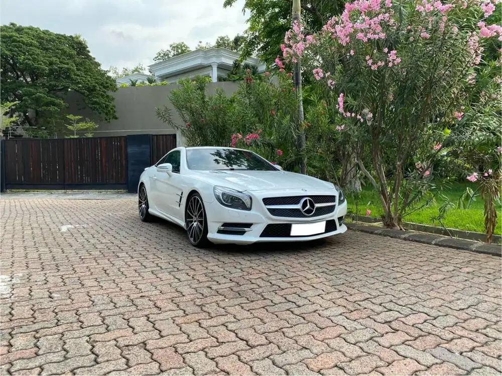Mercedes Benz SL350 AMG 2013 White Putih 2012 2014 Jual Cepat Bu