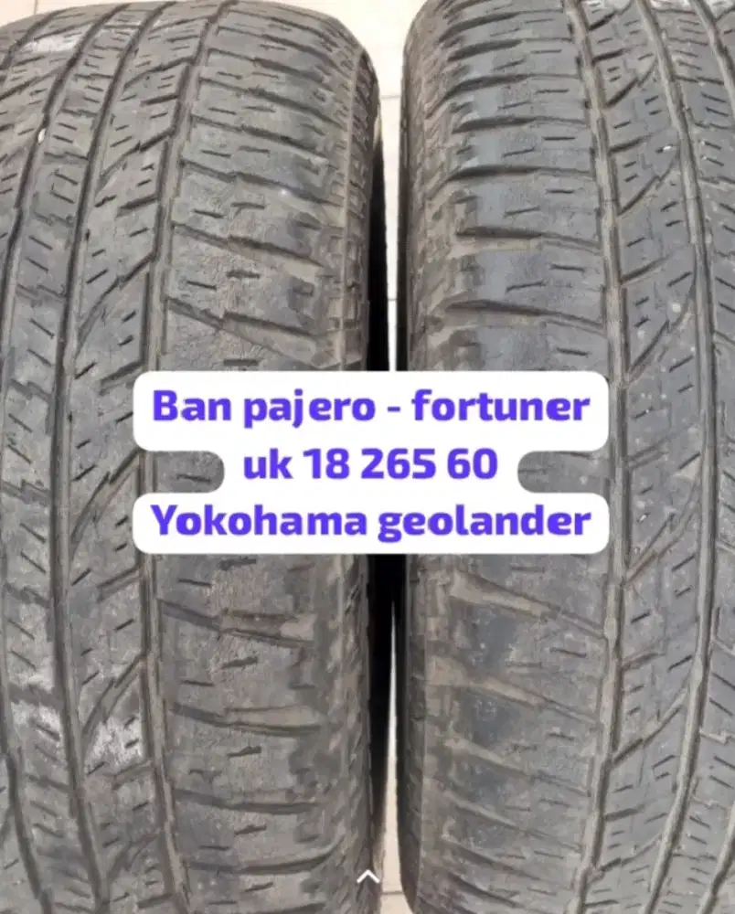 Ban pajero BKN SUNTIKAN 18 265 60