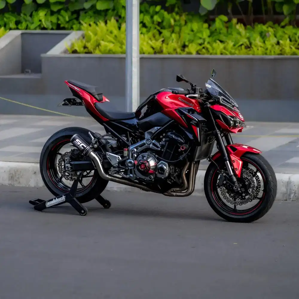 KAWASAKI Z900 TAHUN 2018 MERAH CANDY LANGKA