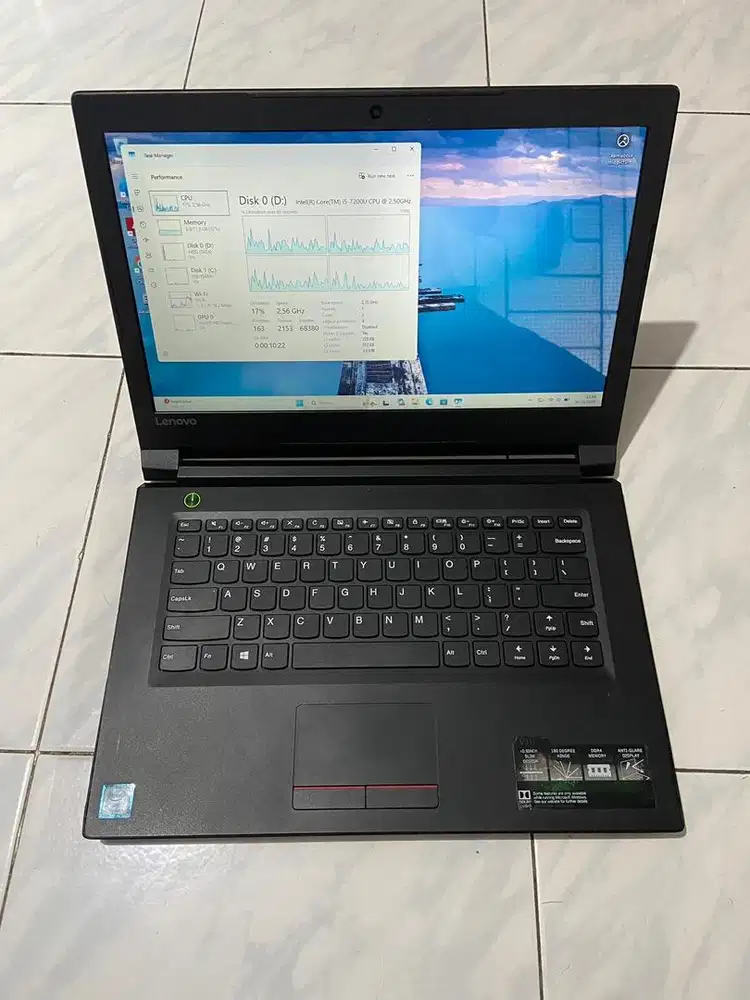 Lenovo V310 I5 gen 7 Ssd 512gb Hdd 500gb Ram 12gb