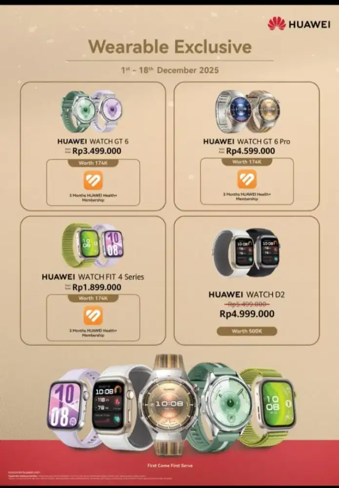 Promo Desember smartwatch Huawei