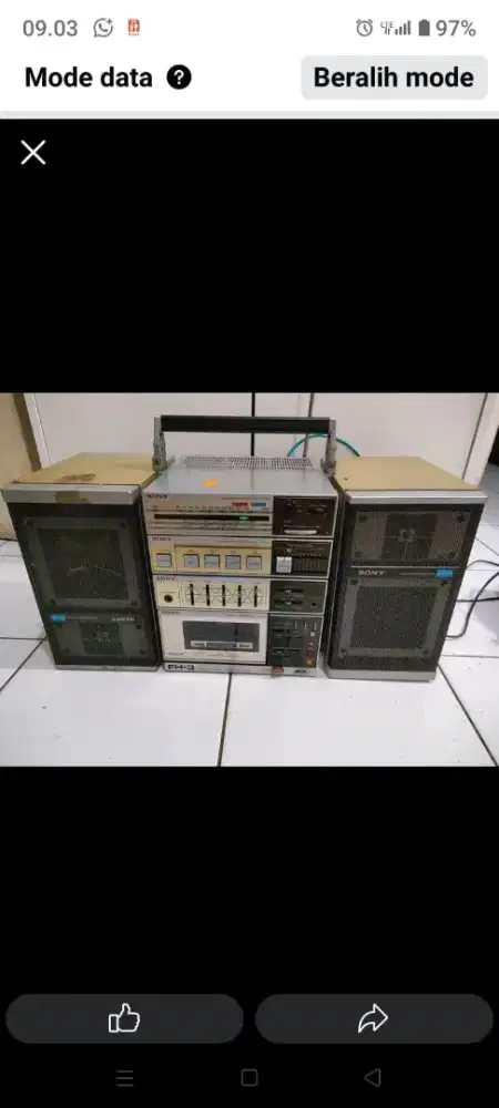 Compo Sony FH3 portable hifi 1984