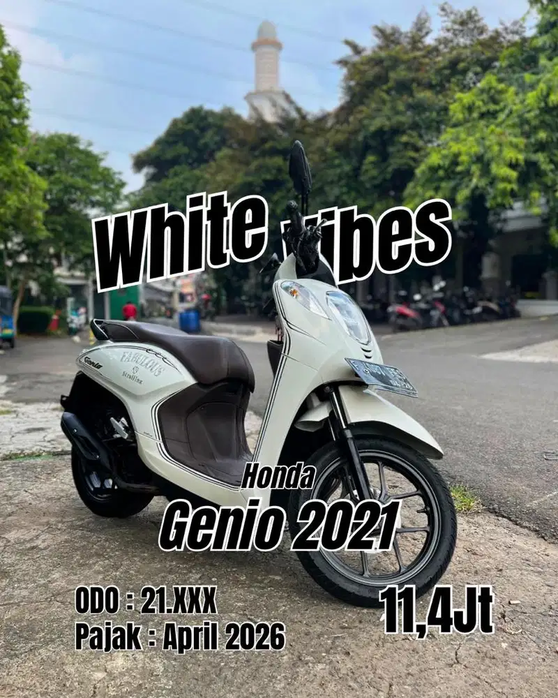 Honda Genio Putih Mulus 2021